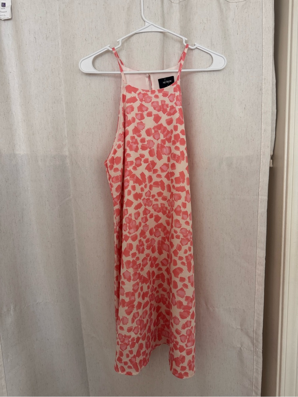 Heyson pink print dress